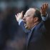 Chelsea's interim manager Rafa Benitez reacts during his team's English Premier League soccer match against West Ham United at Upton Park, London