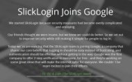 google收購聲音密碼公司SlickLogin