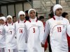 In 2011, Iranian team were disqualified for refusing to remove their headscarves before a match against Jordan