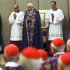 Pope Benedict XVI attends Ash Wednesday mass at the Vatican