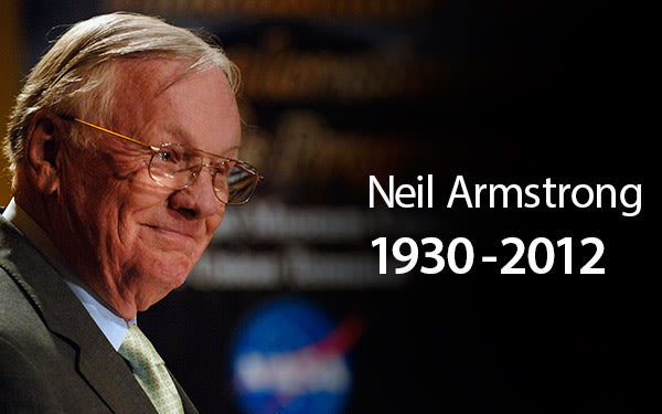 Neil Armstrong, First Man on the Moon, Dead a