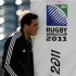 New Zealand All Blacks' Zac Guildford takes part in a training session in Auckland