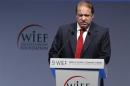 Pakistan's Prime Minister Nawaz Sharif addresses the World Islamic Economic Forum in London