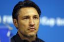 Croatia's coach Niko Kovac addresses the media during a press conference after an official training session the day before the group A World Cup soccer match between Brazil and Croatia in the Itaquerao Stadium Sao Paulo , Brazil, Wednesday, June 11, 2014. (AP Photo/Kirsty Wigglesworth)