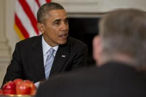 President Barack Obama meets with members of the Democratic&nbsp;&hellip;