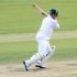 South Africa's Boucher hits a shot against New Zealand during their first international cricket test match of the series in Dunedin