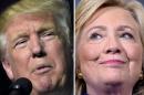 Republican presidential nominee Donald Trump and Democratic presidential nominee Hillary Clinton
