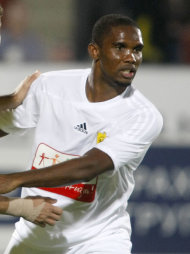 10º Samuel Eto'o (Anzhi e seleção de Camarões): 42 mi de euros (R$ 102,5 mi). Crédito: AP