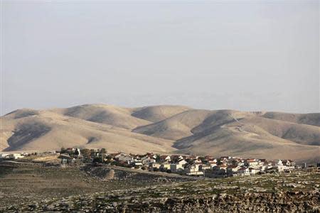 A general view of the West Bank Jewish settlement of Maale Adumim is seen near Jerusalem