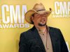 Jason Aldean arrives at the 46th Annual Country Music Awards at the Bridgestone Arena on Thursday, Nov. 1, 2012, in Nashville, Tenn. (Photo by Chris Pizzello/Invision/AP)