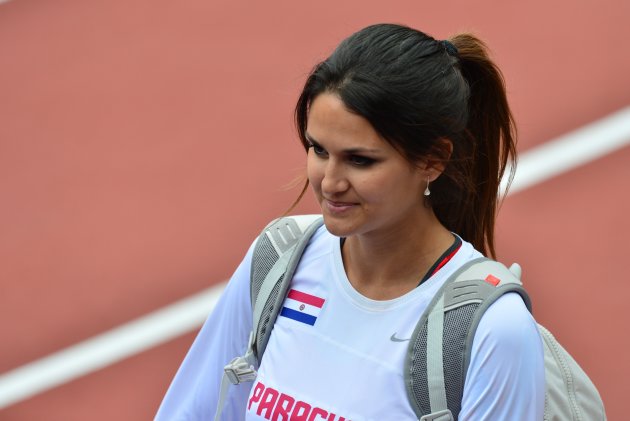 Paraguay&#39;s Leryn Franco is pictured duri