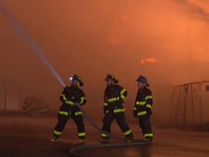 Baltimore Community Center Burned