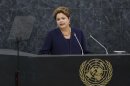 Brazil's President Roussef addresses the 68th United Nations General Assembly in New York