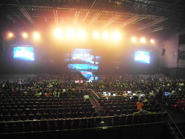 Konser MBLAQ di Jakarta sepi penonton (Foto: Syanne Susita/Yahoo!)