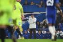 Chelsea's head coach Antonio Conte watches from the touchline at Stamford Bridge in London on January 8, 2017