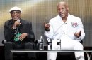 Mike Tyson, star of HBO Films "Mike Tyson: Undisputed Truth", and the film's director Spike Lee take part in a panel discussion in Beverly Hills