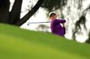 Sarah Jane Smith of Australia watches her 1st shot on the 18th hole during the second round of the Citibanamex Lorena Ochoa Invitational Presented By Aeromexico and Delta at Club de Golf Mexico on November 11, 2016 in Mexico City, Mexico