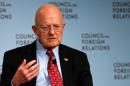 Director of U.S. National Intelligence James Clapper speaks at the Council on Foreign Relations in New York