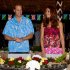 Britain's Prince William, left,  and his wife Kate prepare to sit for a meal at Government House in Honiara, Solomon Islands, Sunday, Sept. 16, 2012.   The royal couple is on a nine-day tour of the Far East and South Pacific in celebration of Queen Elizabeth II's Diamond Jubilee.  (AP Photo/William West, Pool)