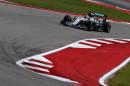 Lewis Hamilton of Great Britain of Mercedes drives during the United States Formula One Grand Prix at Circuit of The Americas on October 23, 2016 in Austin, United States
