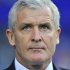 Queens Park Rangers' manager Hughes reacts ahead of their English Premier League soccer match against Southampton in London