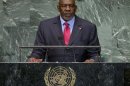 Mali's Prime Minister Cheick Modibo Diarra addresses the 67th session of the United Nations General Assembly at UN headquarters in New York