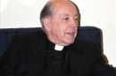 Fotografía tomada el pasado 26 de febrero en la que se registró al arzobispo de Lima, Juan Luis Cipriani Thorne, quien afirmó que el indulto "es un beneficio que está en manos del Presidente. EFE/Archivo