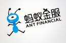 A logo of Ant Financial is displayed at an event of the company in Hong Kong