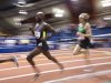 Bernard Lagat, left, competes in the Men's 2-mile event during the 106th Millrose Games Saturday, Feb. 16, 2013, in New York. Lagat won the event with a time of 8:09.49. (AP Photo/Frank Franklin II)