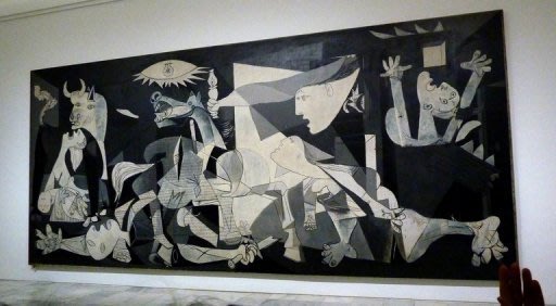 El 'Guernica', de Picasso, expuesto en el museo Reina Sofía de Madrid, en una imagen tomada el 16 de noviembre de 2011