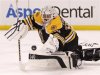 Boston Bruins goalie Tim Thomas makes a save against the Washington Capitals during the third period in Game 7 of their NHL Eastern Conference quarter-final hockey playoff series in Boston