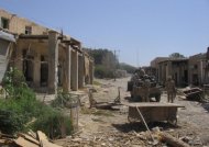 Photo illustration shows the main market of Kajaki district in Helmand province, Afghanistan. Seventeen civilians including two women were beheaded in a southern Afghanistan village in a region plagued by the Taliban insurgency, officials said Monday