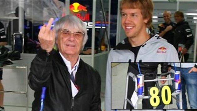 2010 Formula 1 Red Bull Ecclestone Vettel