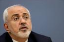 Iran's FM Zarif speaks during a news conference in Riga