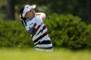 Chun In-Gee of South Korea watches her tee shot on the 10th hole during the final round of the Meijer LPGA Classic on June 19, 2016 in Belmont, Michigan