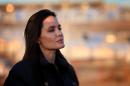Actress Angelina Jolie seen in Khanke, Iraq, on January 25, 2015, criticized the UN Security Council's failure to end the war in Syria, as she appealed for urgent help for the growing ranks of Syrian refugees