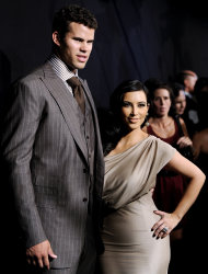 FILE - In this Aug. 31, 2011 file photo, newlyweds Kim Kardashian and Kris Humphries attend a party thrown in their honor at Capitale in New York. Kardashian's divorce attorney told a judge Friday, May 4, 2012, that she believes Humphries' hurt feelings about the marriage are slowing down the case and that it could get very expensive for the NBA player if he continues to pursue his claims the couple's nuptials were a fraud. Humphries filed for an annulment of the couple's 72-day marriage on Thursday in Los Angeles. (AP Photo/Evan Agostini, file)