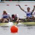 Britain's Gregory, James, Reed and Hodge celebrate after winning the men's four final of the rowing event during the London 2012 Olympic Games at Eton Dorney