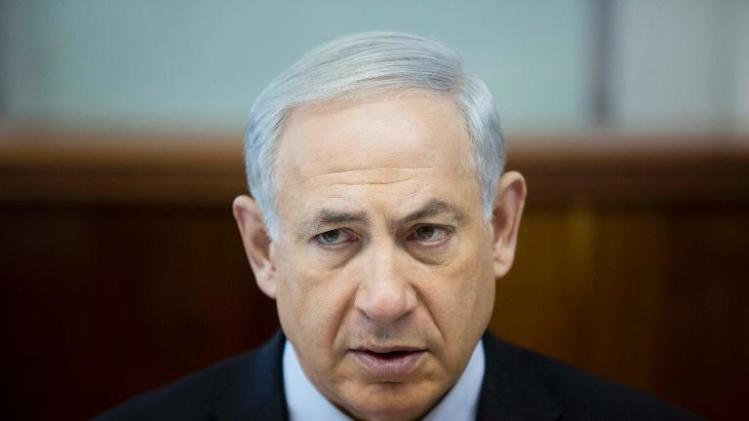 Israeli Prime Minister Benjamin Netanyahu attends the weekly cabinet meeting in Jerusalem, on March 23, 2014