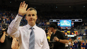 The Thunder are hoping to persuade Billy Donovan to wave bye to college hoops. (AP)