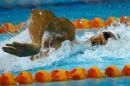 Park Tae Hwan of South Korea competes in Gold Coast, Australia on August 23, 2014