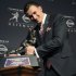 Texas A&M quarterback Johnny Manziel poses with the Heisman Trophy after becoming the first freshman to win the award, Saturday, Dec. 8, 2012, in New York. (AP Photo/Henny Ray Abrams)