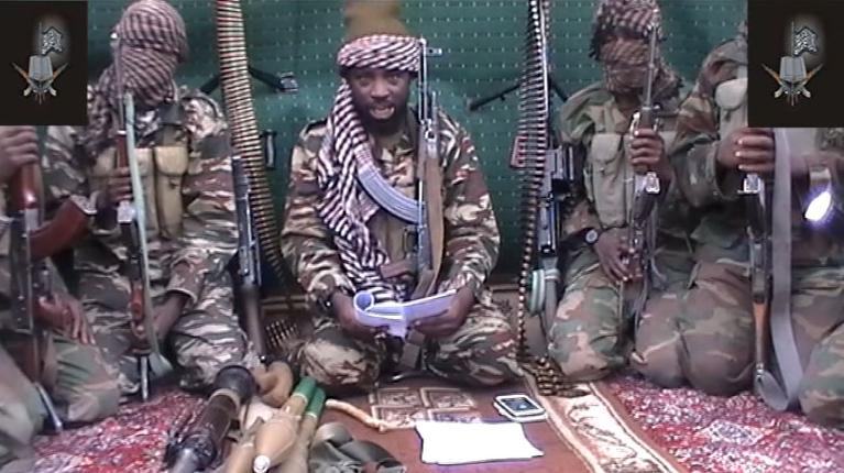 A screengrab taken on September 25, 2013 from a video distributed through an intermediary shows a man claiming to be the leader of Boko Haram, Abubakar Shekau