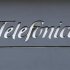 A logo of Spain's telecommunications giant Telefonica is seen on a building in Madrid