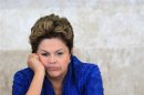 Brazil's President Rousseff attends a meeting of the Brazilian Forum on Climate Change in Brasilia