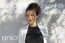 Mariane Pearl arrives at the first annual UNICEF Women of Compassion Luncheon in Los Angeles