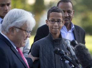Ahmed Mohamed, second from right, listens as Rep. Mike&nbsp;&hellip;