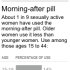 Graphic originally moved June 6 and resending for related story; shows use of emergency contraception pill by age