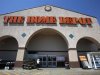 The entrance to The Home Depot store is pictured in Monrovia, California