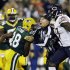 Field judge George Trout gets between Green Bay Packers' Randall Cobb (18) and Chicago Bears' J.T. Thomas (97) during the first half of an NFL football game Thursday, Sept. 13, 2012, in Green Bay, Wis. (AP Photo/Jeffrey Phelps)